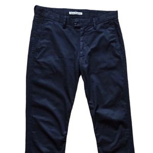 Acne Studios x Luxury Max Black Satin Pants